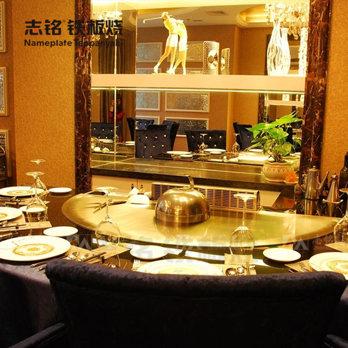 半圓形鐵板燒設(shè)備 圖3