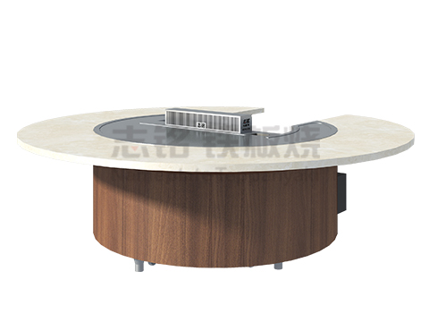 圓形鐵板燒設(shè)備 圖2