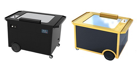 石墨烯熱力波加熱，德派量子納米陶瓷煎板，志銘新款移動+外置電源鐵板燒設(shè)備